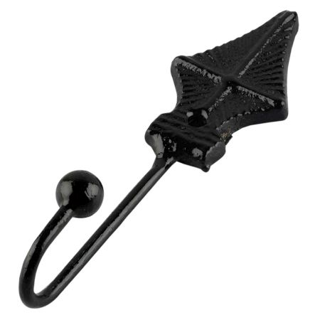 Decorative Black Iron Wall Hooks